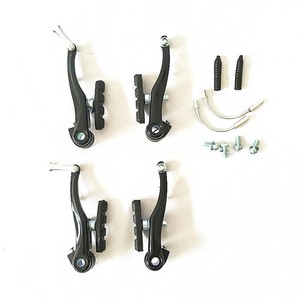 Ensemble d'étriers de frein V pour vélo de montagne, frein mécanique en alliage d'aluminium de 110mm avec plaquettes en composite métallique, léger - Product Image 2