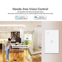 Interrupteur Wifi Tactile Intelligent en Verre Trempé avec Logo Personnalisé pour Livraison Rapide