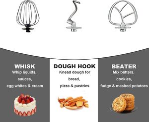 New Heavy Duty 10L Stainless Steel Electric Stand <b>Mixer</b> High Quality Pizza French <b>Bread</b> Dough Cake Baking Kitchen Use CB ETL - Product Image 3
