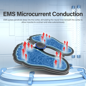 Nuevo alivio del dolor, fatiga muscular, relajación, 8 modos, multifunción, Ems Tens, estimulación, masajeador eléctrico de pies - Product Image 2