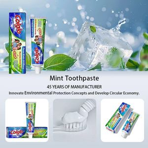 Colglo Vente en Gros 100g Dentifrice Saveur Menthe Chimique Goût Menthe Fraîche Intense Nouvelle Formule Usage Domestique Blanchissant Anti-Caries - Product Image 2