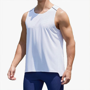 Chaleco de Running para Maratón, Sin Costuras, Ajustado, de Secado Rápido, Transpirable, Top Deportivo para Entrenamiento, Sin Mangas - Product Image 3