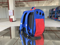 Sac à dos de transport pour animaux de compagnie Fanfaree, portable, de luxe, à double bandoulière, avec logo personnalisé, pour les voyages en extérieur