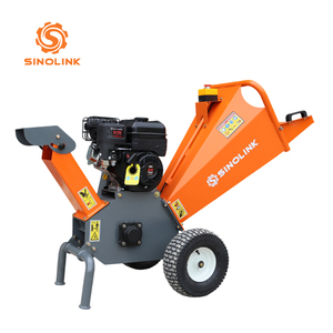 Máquina astilladora de madera a gasolina de 6.5hp, trituradora de jardín de doble salida con certificado CE - Product Image 2