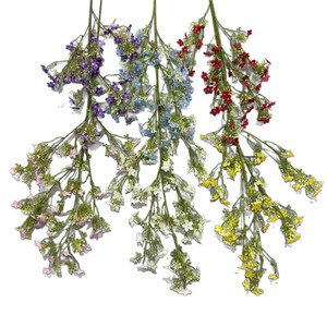 Fleurs artificielles Qiye, fleur étoilée à longue tige, fleur en soie, décoration de mariage, ornement pour la maison - Product Image 2