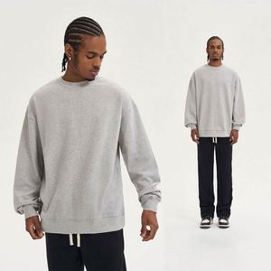 H5473 Fabricant de vêtements pour hommes, vente en gros, sweat-shirts doublés en molleton 100% coton 380 g/m², sur mesure - Product Image 2