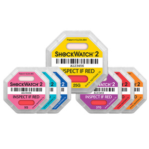Shockwatcher thả phát hiện tác động dán 15g vận chuyển cảnh báo nhãn shockwatches tác động nhãn Sốc Chỉ số nhãn dán - Product Image 5