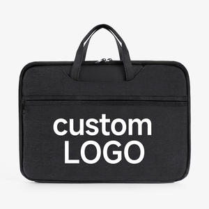 Sac pour ordinateur portable de 12 à 13 pouces, sacoche d'affaires multi-poches pour documents de bureau et conférences, vente en gros - Product Image 2