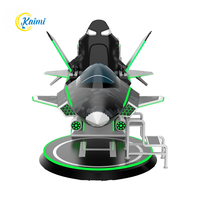Simulador de Vuelo Aéreo KAIMI de Diseño Innovador y Personalizado, Simulador de Aviones de Metal Resistente para Interiores, Máquina Educativa de Vuelo