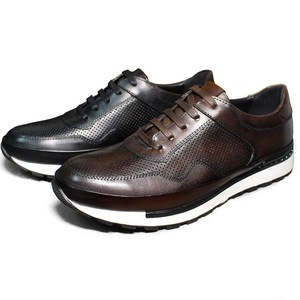 <span class=keywords><strong>Scarpe</strong></span> Casual da <span class=keywords><strong>Uomo</strong></span> in Pelle Marrone Traspirante, Vera Pelle di Prima Qualità, Stile Moda di Grande Marca, Allacciate, per Camminata, Stesso Stile - Product Image 5