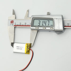 Hot sale lipo 502030 3,7 V 250 mAh Li-ion polymer battery - Product Image 5