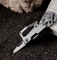 Outils multifonctions de camping en plein air, couteau de poche pliable personnalisé avec logo, porte-clés, outils EDC, couteau multi-usages