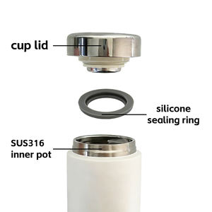 Mini-gourde isotherme 316 robuste et légère de 6 oz (200 ml) qui tient dans une poche, isolée sous vide pour les voyages - Product Image 2