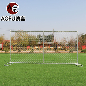 Cerca de Segurança em Malha de Arame Ciclone Resistente à Corrosão 4mm Fácil de Instalar Galvanizada a Quente Cerca Temporária para Jardim - Product Image 5