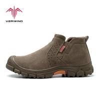 Bottes de sécurité pour soudeurs, pour hommes, chantiers de construction, anti-écrasement et anti-perforation, construction industrielle, confortables, décontractées