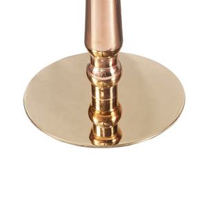 Bàn cơ sở sang trọng Vòng đá cẩm thạch đồ nội thất nhà hàng cà phê ăn uống Chrome <span class=keywords><strong>Tulip</strong></span> hiện đại kim loại thép không gỉ vàng cơ sở bảng - Product Image 2