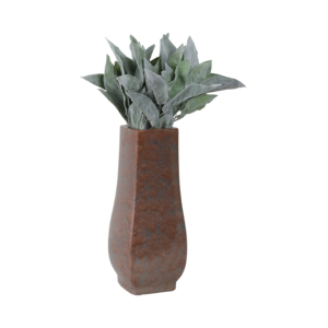Vaso in ceramica testurizzata, decorazione rustica per soggiorno, camera da letto, sala da pranzo, cucina. - Product Image 2
