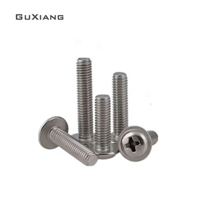 En Acier inoxydable SS304 SS316 À Tête Cylindrique à Empreinte <span class=keywords><strong>Cruciforme</strong></span> Vis à métaux - Product Image 3