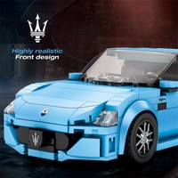 GranTurismo 1: 24 Maserati, producto autorizado a nivel mundial, juego de bloques de construcción de diseño Original, 384 Uds., modelo de coche de carreras superdeportivo