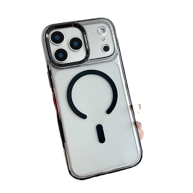 Full Sensitive Long Capacitive Camera Touch Cutout Crystal Magnetic Case Fit iPhone 17 Pro Max, Sweat & Oil Repellent Semi