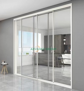 Secure Multi Lock Glass Sliding <strong>Patio</strong> <strong>Door</strong> with Heavy Duty Aluminum Frame and Anti Lift Design for Backyard <strong>Security</strong> - Product Image 1