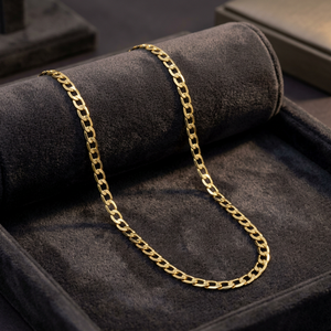 Wholesale Women's 14K 18K 24K Micro Gold Plated Cuban Link Style Brass Gold Chain <b>Necklaces</b> - Product Image 1