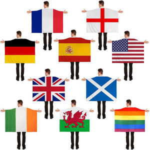 Banderines Personalizados para Celebración DE LA Copa Europea 2024, Banderas de Poliéster de Doble Puntada con Impresión Lateral, de País Banderines, 150x90cm - Product Image 1