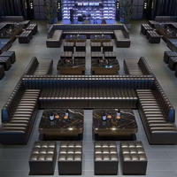 Nouvelle Arrivée : Comptoir de Bar LED Personnalisé pour Fast-food, KTV, Boîte de Nuit, Salon de Bar, Mobilier de Boîte de Nuit