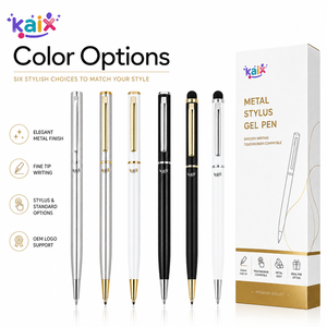 Bolígrafo de Gel Metálico KAIX con Punta Fina de 0.5mm, Compatible con Pantallas Táctiles, <span class=keywords><strong>para</strong></span> Escritura en Oficina - Product Image 5
