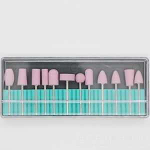 Electric <b>Nail</b> File Heads Diamond Grinding Bits 2.35mm Pointed Cone For <b>Nail</b> Filing Set - Product Image 2