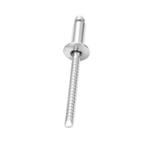 100 rivets aveugles à tête ronde en acier inoxydable 304 haute résistance, type ouvert, M2-M6, pour l'assemblage de machines d'ingénierie, ODM/OEM