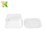 Boîte de rangement/congélateur d'aliments en plastique, 10 pièces, boîte transparente, sceau des aliments