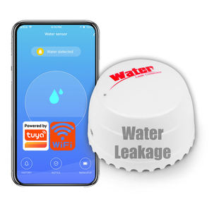 Détecteur de fuite d'eau WiFi Tuya TY-WI-4L, capteur de niveau d'eau, alarme sonore de fuite de réservoir, surveillance à distance via l'application Smart Life - Product Image 1