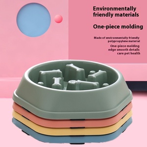 Custom <strong>Luxury</strong> Small <strong>Dog</strong> <strong>Bowl</strong> Slow Eating/Feeding Sublimation Training <strong>Bowl</strong> for <strong>Pets</strong> Automatic PP Plastic Material <strong>Bowl</strong> - Product Image 4