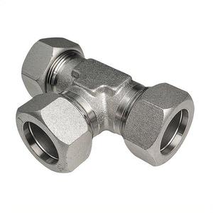 不锈钢三通接头 Swagelok 压缩式单卡套高压光滑液压管件 ISO8434.1 - Product Image 4