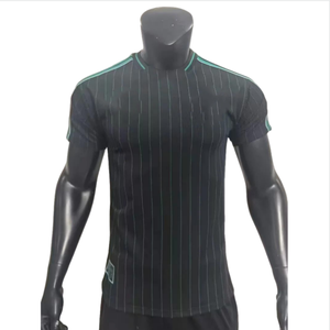 25 cárdigan de béisbol simple Inglaterra Club manga corta rayas blancas deportes verano para adultos - Product Image 4