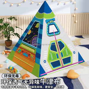 Espace cosmique coloré personnalisé enfants Tee pipi <span class=keywords><strong>indien</strong></span> adapté <span class=keywords><strong>Tipi</strong></span> <span class=keywords><strong>tente</strong></span> pour enfants - Product Image 3