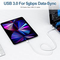 3ft 6ft Fast Charging Data Sync otg 20W PD Charger Cables Mobile Phone 3A Type C to Type C Cable Android Micro Usb Cable Type-c