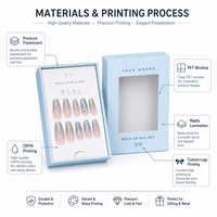 Boîte en carton rigide gris à paillettes personnalisée, écologique et biodégradable, avec fenêtre transparente, en matériaux recyclés, conception gratuite pour la vente en gros