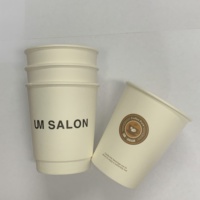 Gobelets en papier à double paroi de 8 oz, 12 oz, 16 oz, qualité alimentaire, 100 % pâte de bois vierge, gobelets à café jetables, gobelets à boissons chaudes, directement de l'usine