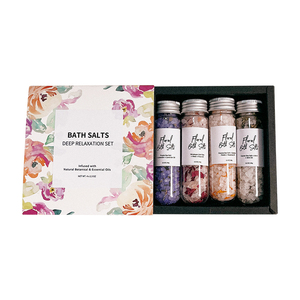 Coffret cadeau de <span class=keywords><strong>sel</strong></span> de bain naturel pour la relaxation du corps, <span class=keywords><strong>sel</strong></span> de l'<span class=keywords><strong>Himalaya</strong></span> avec rose et lavande 30g - Product Image 2