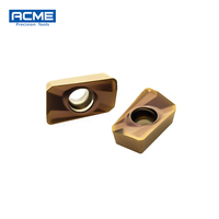 Plaquettes de fraisage en carbure de tungstène haute résistance aux chocs APMT1135PDER-H2 avec revêtement PVD composite NANO pour une finition de surface excellente