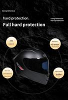 Casque de moto électrique rabattable Orz pour hommes et femmes, pour batterie ABS, locomotive, hiver, chaud, quatre saisons, nouveau