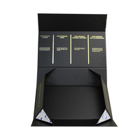 Fournisseurs de boîte d'emballage cadeau pliable magnétique rigide en carton plat personnalisé --- DH10097