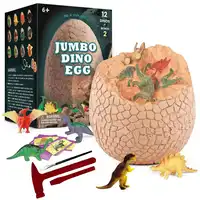 Jumbo Dino Egg Excavation Assembly Kit for Kids