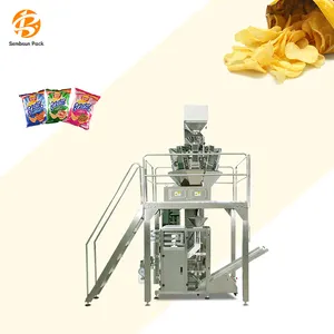 Multifunctional Vertical Weighting 1Kg Rice Automatic Weighing Filling Used Potato Chips Packing Machine