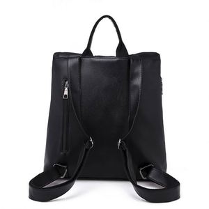Muestra gratuita de mochila de viaje de cuero de lujo para mujer, de marca privada, mini, color rojo, a la moda. - Product Image 4