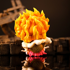 2 Color 13,5 cm <span class=keywords><strong>Mono</strong></span> de alta calidad D. Luffy Gear Fifth Sun God Nika Fighting status Resina artesanal Figura de PVC como regalo de promoción - Product Image 3