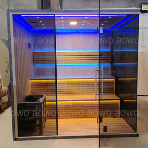 ساونا اليشم الصحية بالضوء الأحمر للعلاج بزاوية ساونا تجميع حجر منزل خشبي في الهواء الطلق الساونا الأكثر مبيعًا في سوق ألمانيا - Product Image 3