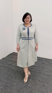 High Quality Plus Size Fashion Turkey Women Clothes African Office Ladies Coat Dress Suit Two Piece <b>Set</b> Women Church Suit - Product Image 5